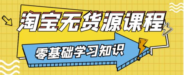 淘宝无货源教程，有手就行，只要认字，小学生也可以学会