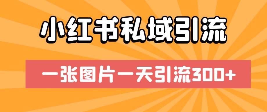 图片[1]-小红书私域引流秘籍！一张图片一天带来300流量！-阿灿说钱