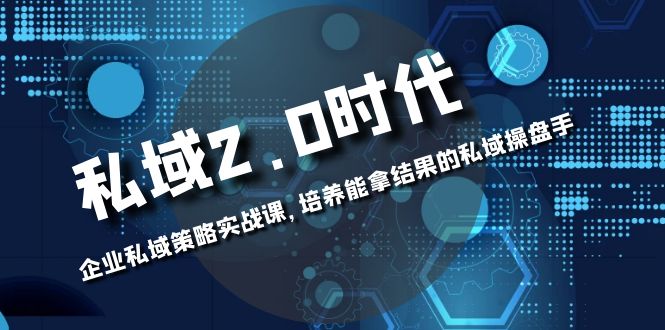 图片[1]-私域2.0时代：拥有自己的私域策略，打造成功的私域操盘手！-阿灿说钱